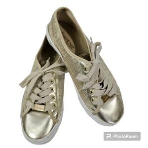 Bebe Sport Rose Gold Dane-L Fashion Sneakers Women's Size 7